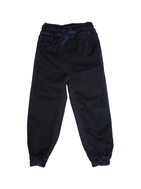 

KiddoPanti Boys Black Regular Fit Mid-Rise Clean Look Jeans