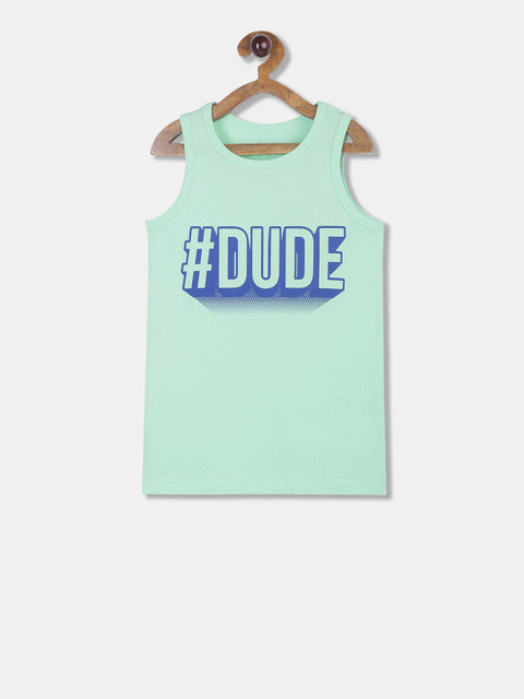 

The Childrens Place Boys Green Solid Round Neck T-shirt