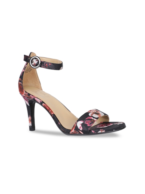 

Naturalizer Women Black Printed Leather Heels