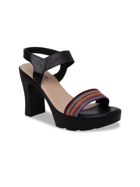 

Rocia Women Black Striped Heels