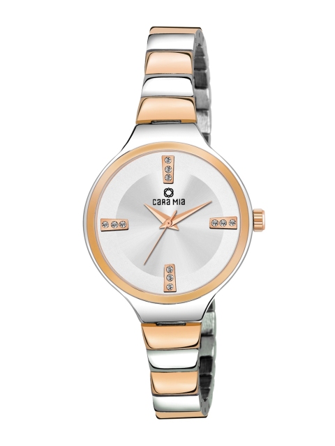 

CARA MIA Women Silver-Toned Analogue Watch CR-LR503-TTSL