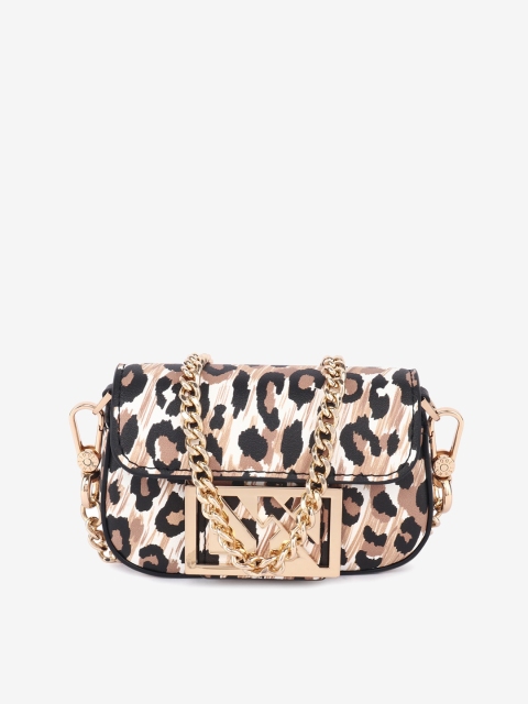 

LYN Brown Printed Sling Bag