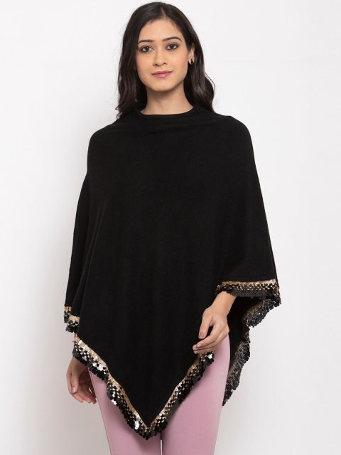 

Global Republic Women Black Solid Button Shrug