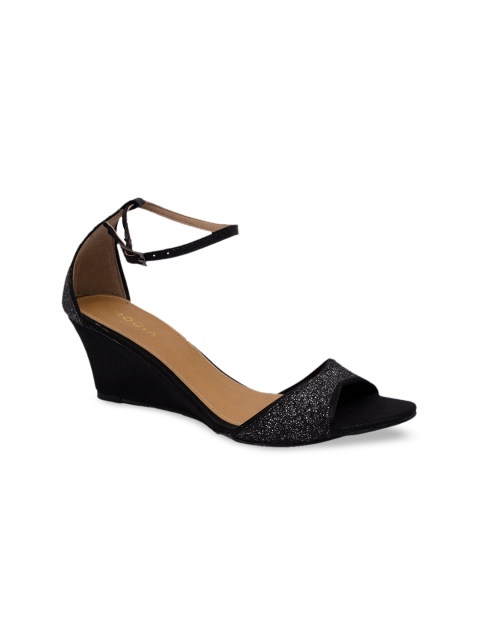 

Rocia Women Black Solid Wedges