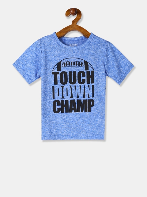 

The Childrens Place Boys Blue Printed Round Neck T-shirt