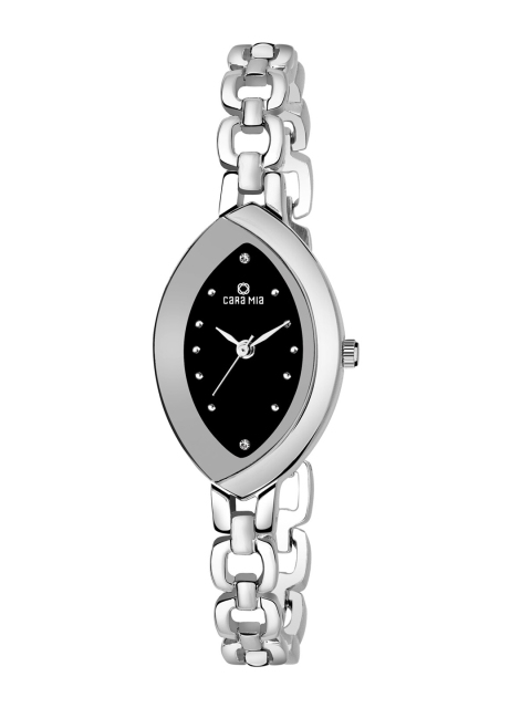 

CARA MIA Women Black & Silver-Toned Analogue Watch CR-LO501-BKC
