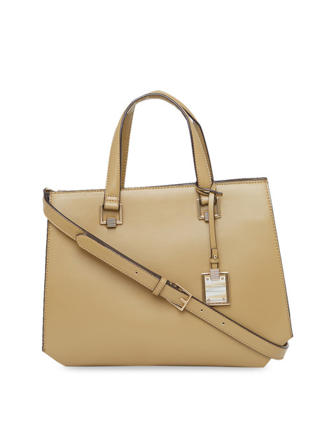 

CHARLES & KEITH Khaki Solid Handheld Bag