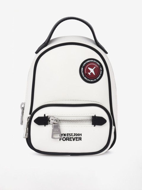 

LYN White Solid Sling Bag