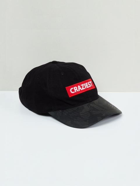 

max Women Black Printed Baseball Cap