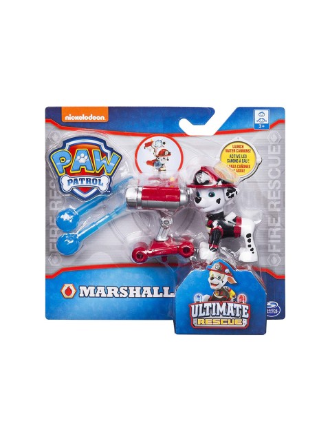 

PAW PATROL Unisex Kids Red & White Hero Pup Fire Rescue Marshall Toy Play Set