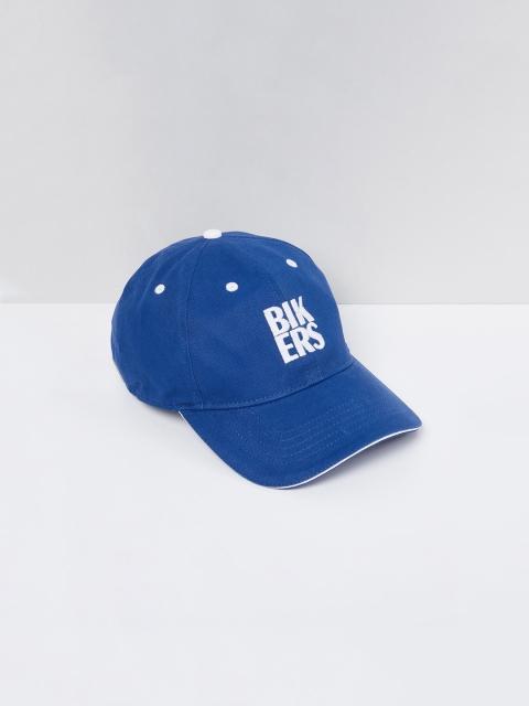 

max Men Blue Embroidered Baseball Cap