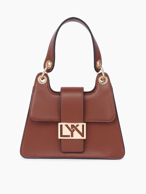 

LYN Brown Solid Sling Bag