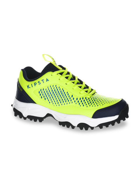 

KOROK By Decathlon Unisex Kids Lime Green PU Hockey Shoes