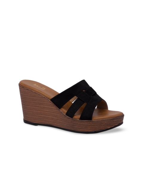 

Inc 5 Women Black Solid Wedges