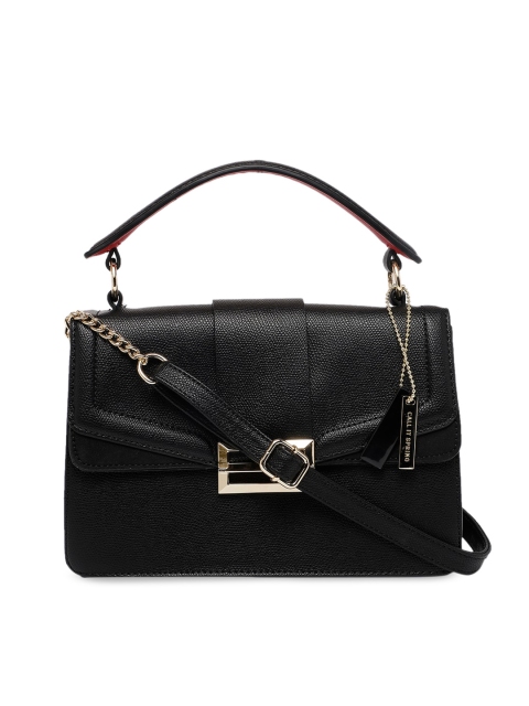 

Call It Spring Black Solid Satchel