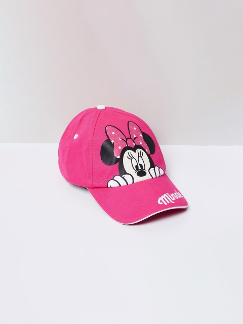 

max Girls Pink Printed Baseball Cap
