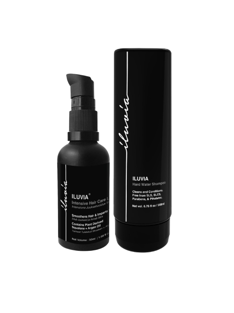 

iluvia Professional black Haircare Quick Set HW Shampoo Liquid Hair Serum Combo
