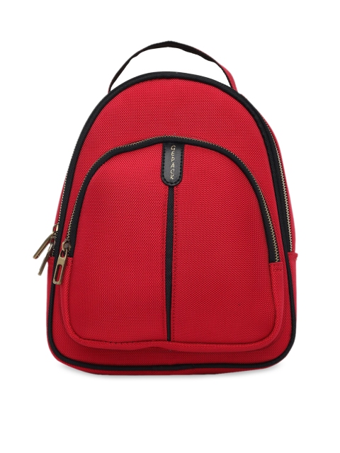 

GEPACK by BagsRUs Women Red Solid Backpack