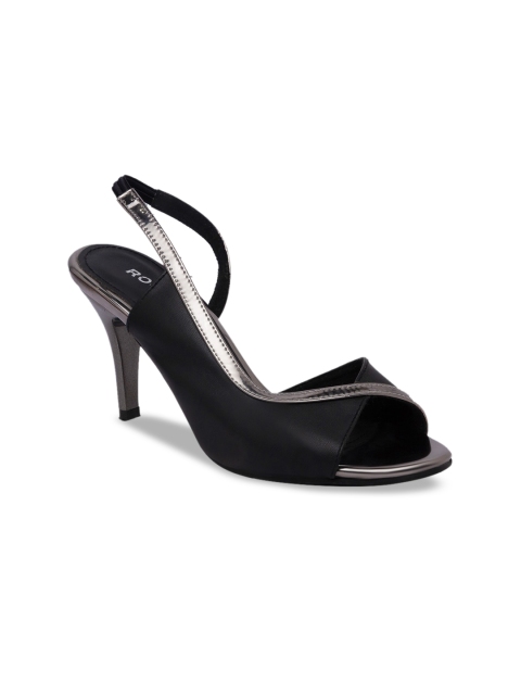 

Rocia Women Black Solid Slim Heels