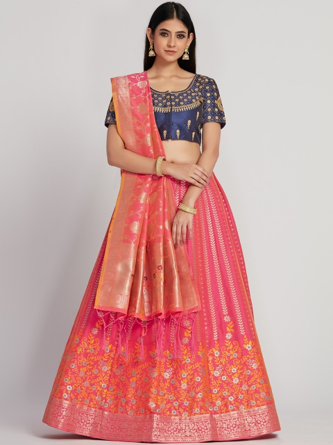 

MIMOSA Multicoloured Ready to Wear Lehenga & Blouse with Dupatta, Multi