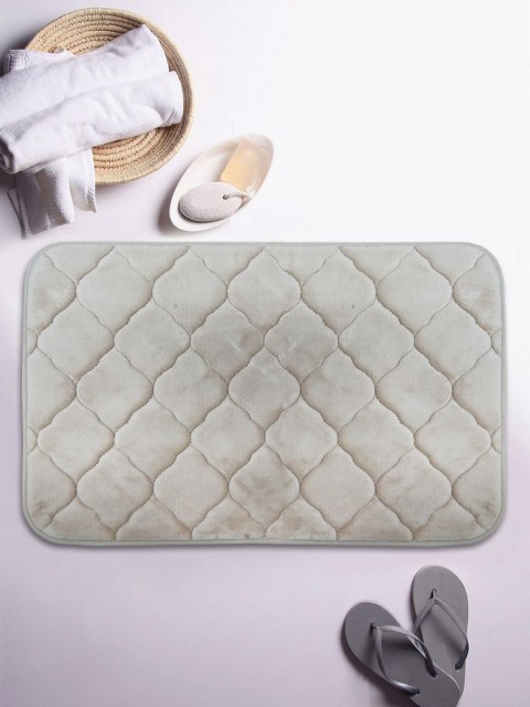 

BIANCA Grey Quilted 1000 GSM Anti Skid Bath Mat