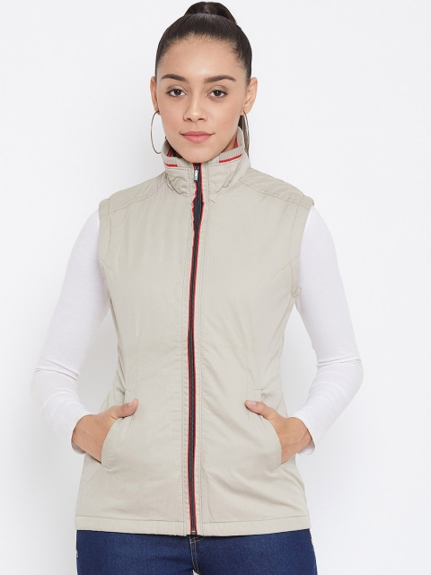 

Spirit Women Grey Solid Windcheater Tailored Jacket