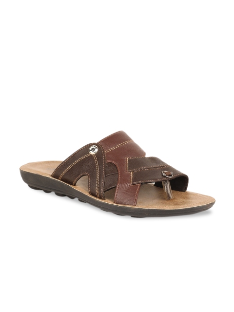 

Bata Men Brown Comfort Sandals
