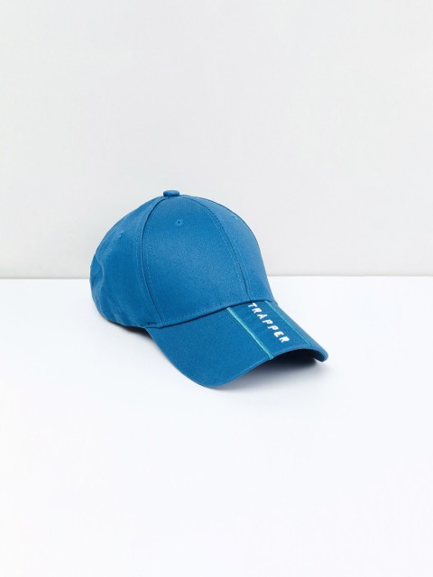 

max Men Blue Solid Baseball Cap