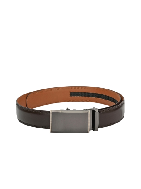 

Pacific Gold Men Brown Solid Genuine Leather Belt
