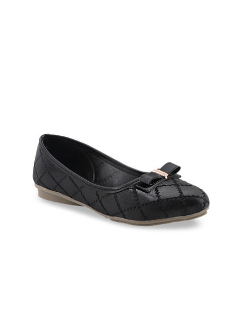 

Shoetopia Women Black Solid Ballerinas