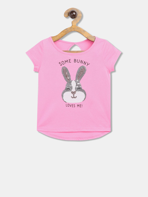 

The Childrens Place Girls Pink Printed Top