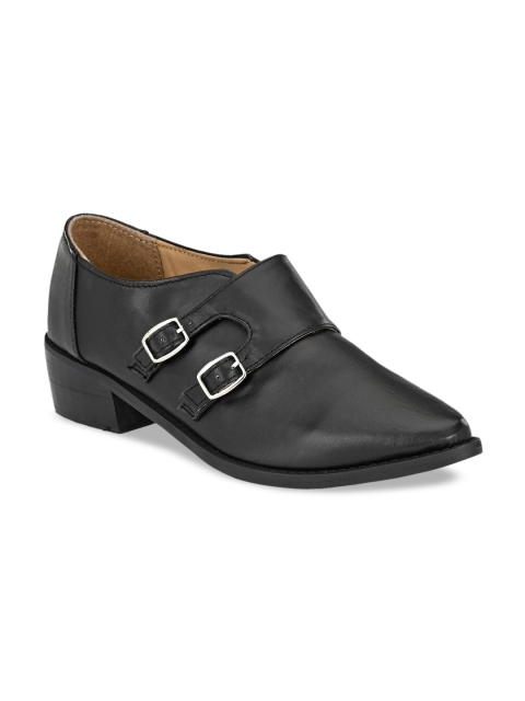 

Zebba Women Black Solid Monks