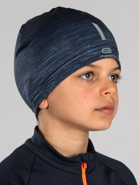 

Kalenji By Decathlon Kids Navy Blue Solid Beanie
