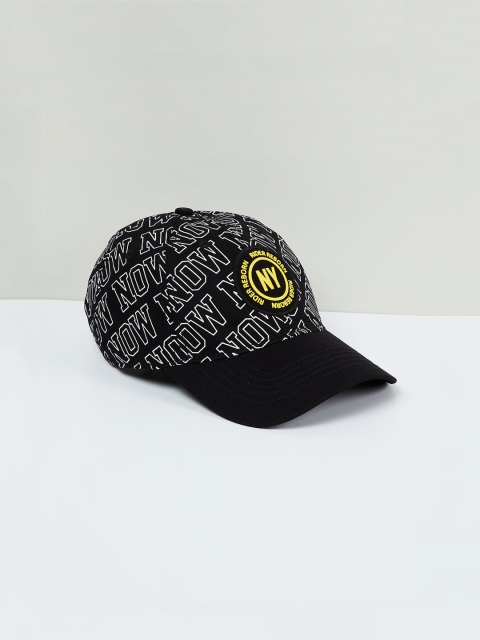 

max Women Black Printed Baseball Cap