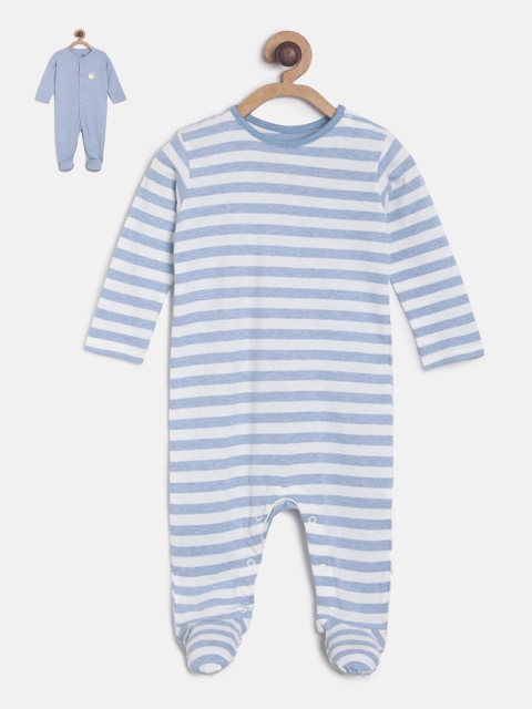 

MINI KLUB Boys Pack Of 2 Blue Sleepsuit