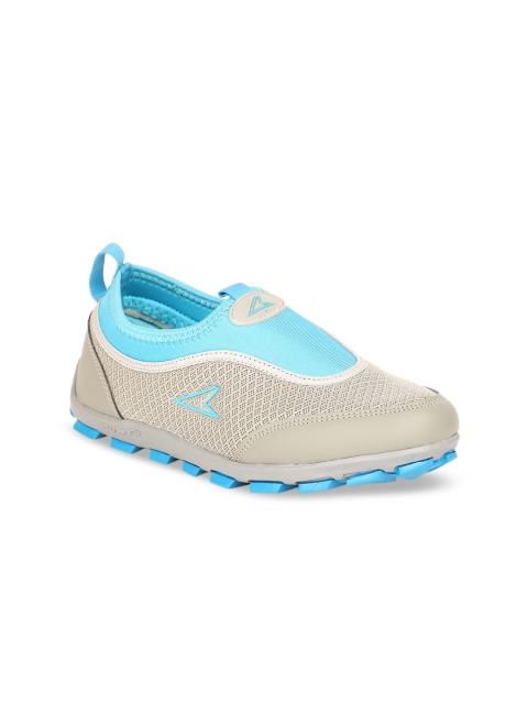 

Power Women Grey Mesh Walking Shoes