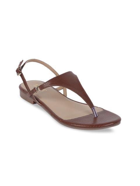 

Mode by Red Tape Women Brown Solid Open Toe Flats