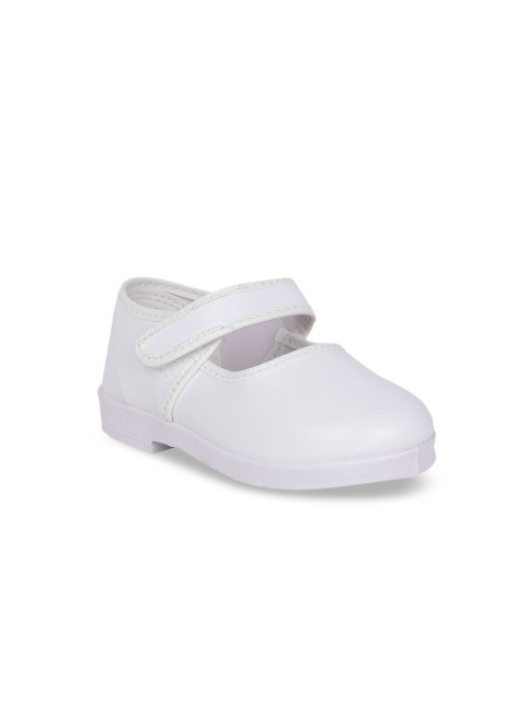 

Bata Girls White Slip-On Sneakers