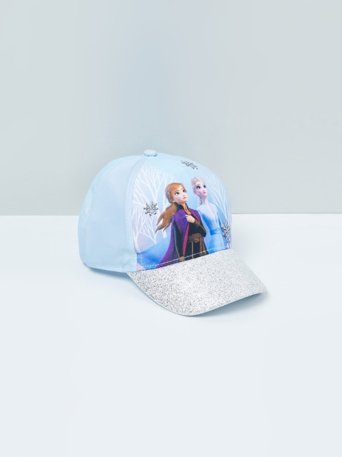 

max Girls Blue Frozen Printed Baseball Cap