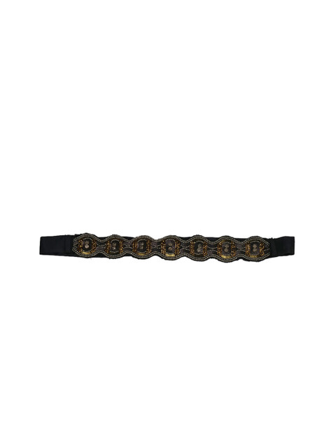 

Diwaah Women Black Embellished Belt