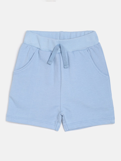 

MINI KLUB Boys Blue Solid Regular Fit Regular Shorts