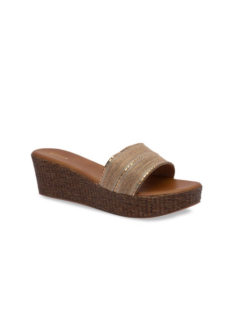 

Rocia Women Gold-Toned Solid Sandals