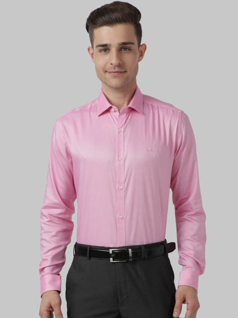 

Park Avenue Men Pink Regular Fit Solid Formal Shirt