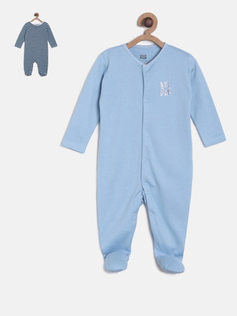 

MINI KLUB Boys Pack Of 2 Blue Sleepsuit