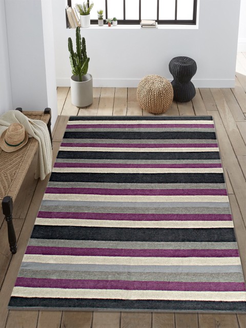 

Saral Home Multicoloured Striped Anti-Skid Dhurrie, Multi