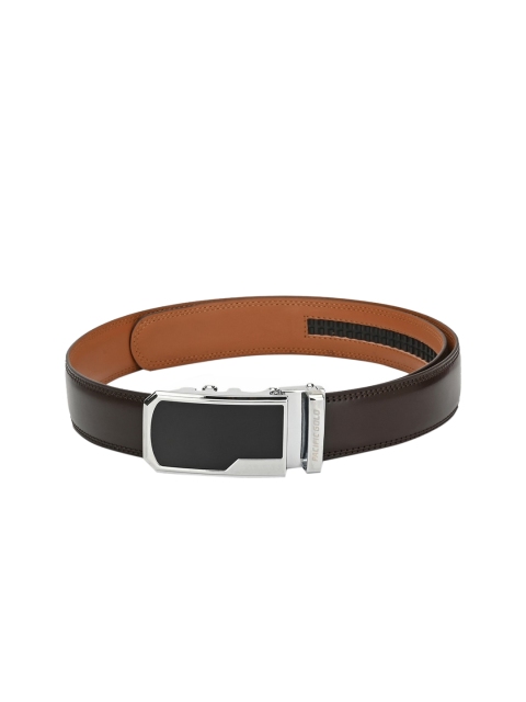 

Pacific Gold Men Brown Solid Genuine Leather Belt