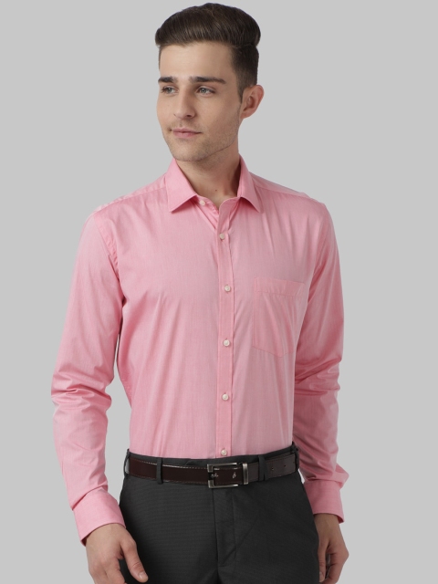 

Park Avenue Men Pink Regular Fit Solid Formal Shirt