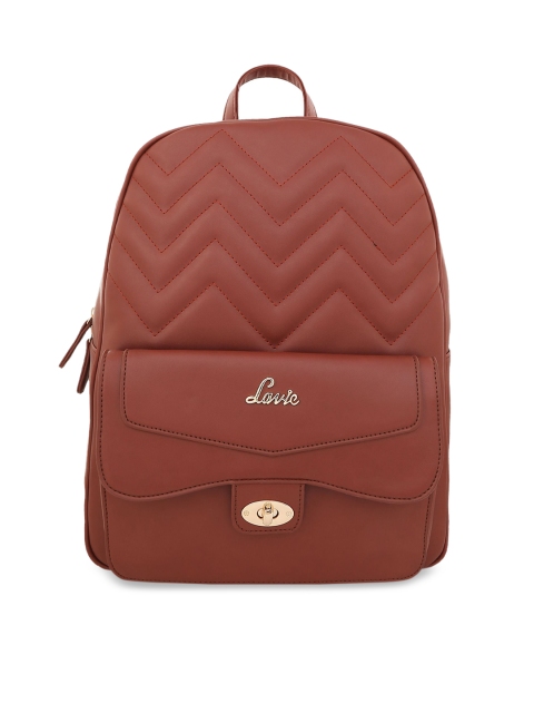 

Lavie Women Brown Solid Backpack