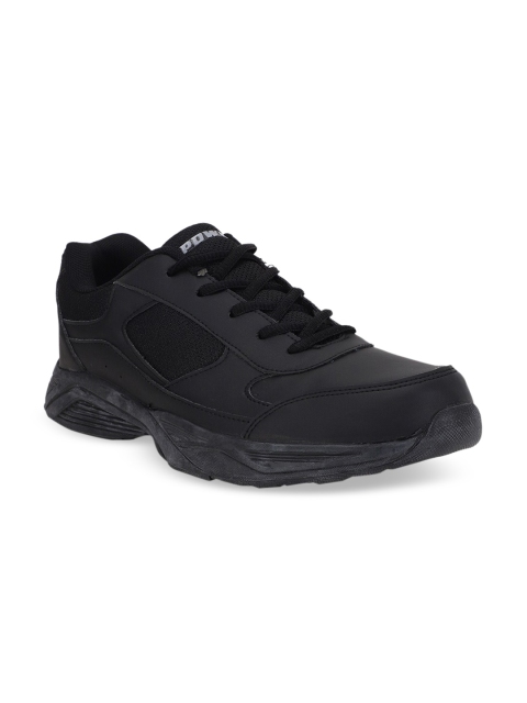 

Power Men Black PU Training or Gym Shoes