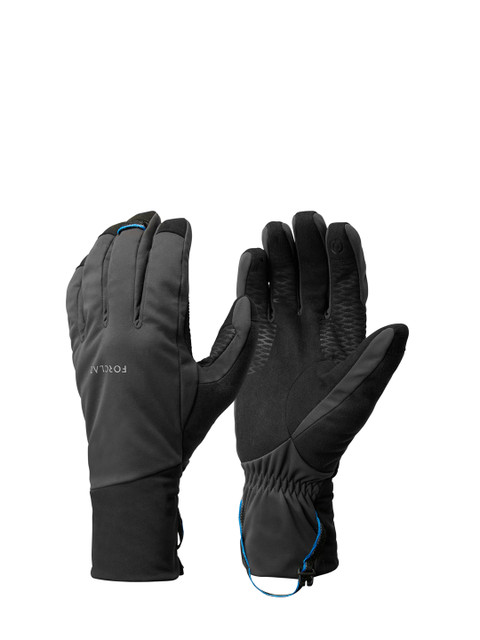 

FORCLAZ By Decathlon Adults Black Solid Mountain Trekking Windproof Gloves